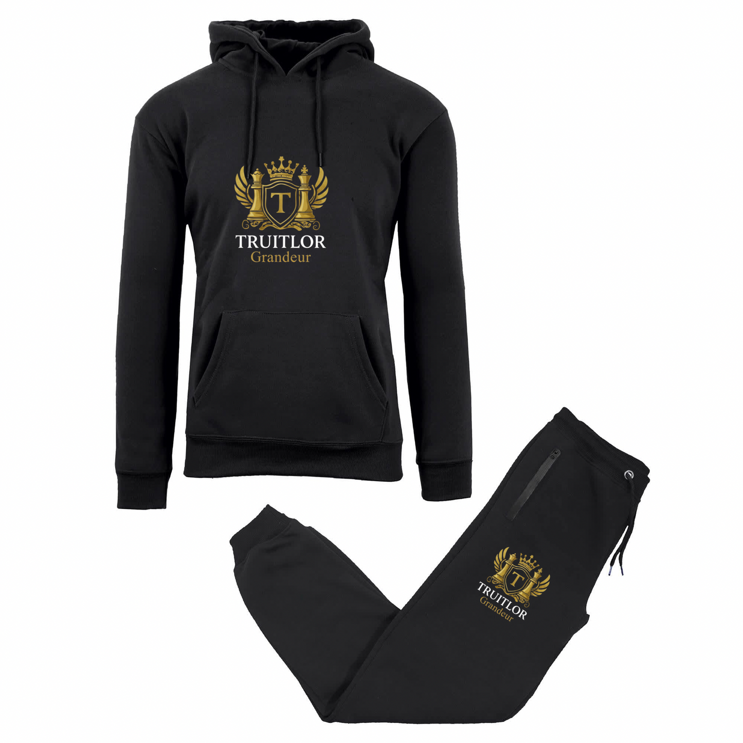 Plus size Truitlor Chess sweatsuit